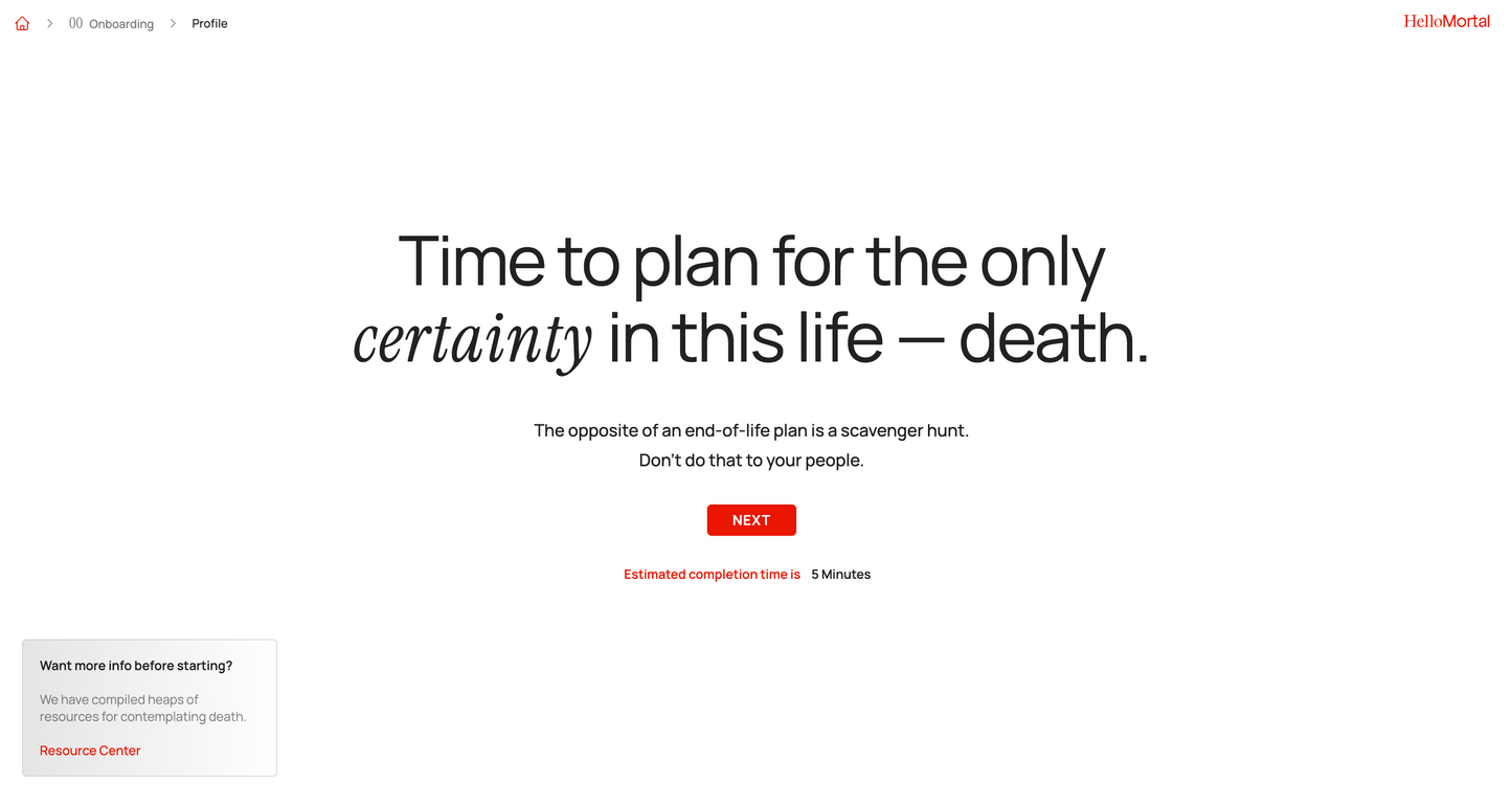 Digital Death Plan